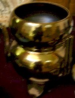 Gold Footed Container