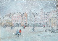 Tallinn Square in the Snow