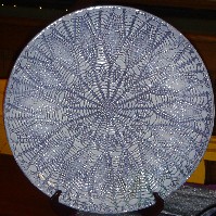 Blue and White Plate