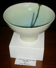 Pale Green Crystalline Glaze Bowl