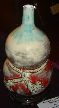 Earthenware Vase Decorated